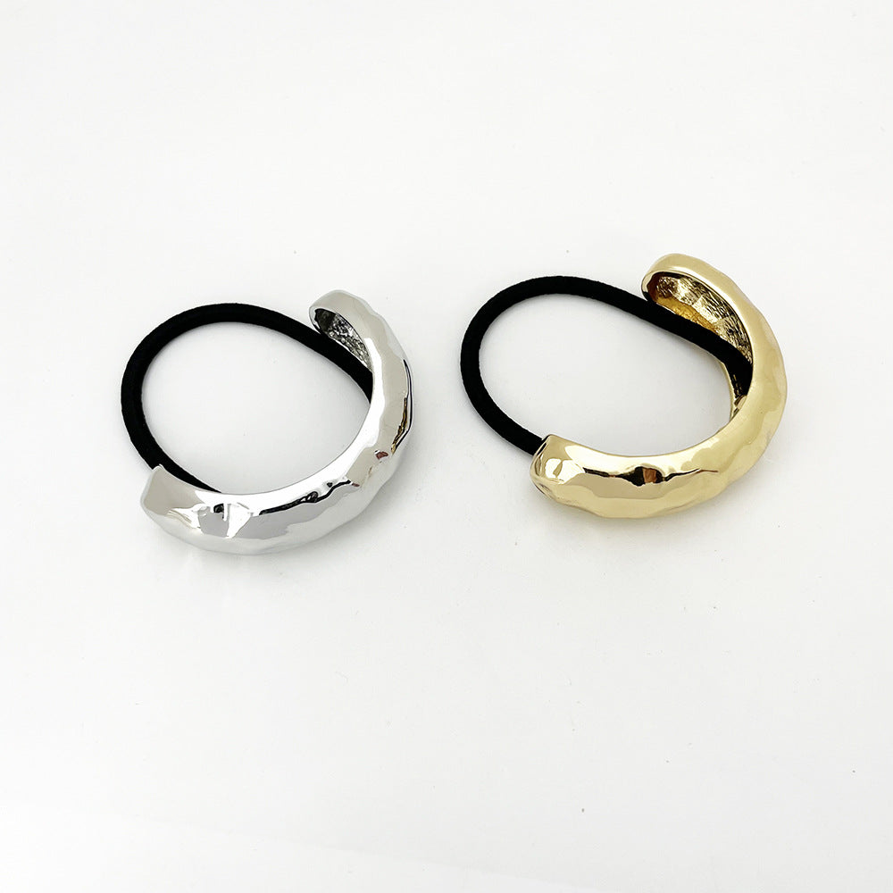 Geometric Round Head Rope Headband - Alloy Hair Accessory