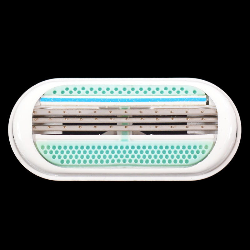 Manual Lady's 3-Layer Razor Hair Removal Blade - White