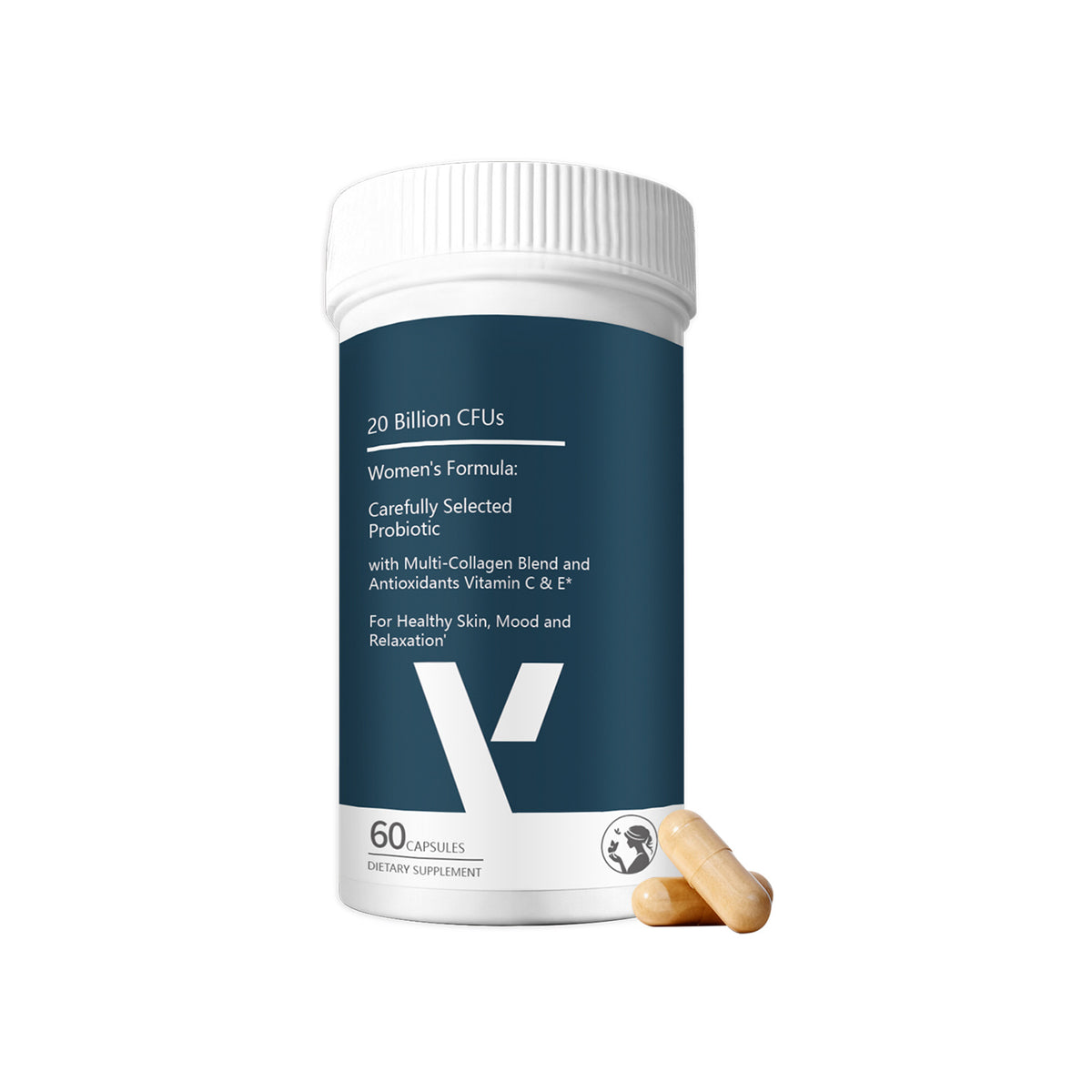 Women's Vitality Skin Care Capsules - 60 Count