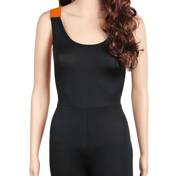 Yoga Workout Jumpsuit for Women - Sleeveless & Stretchable