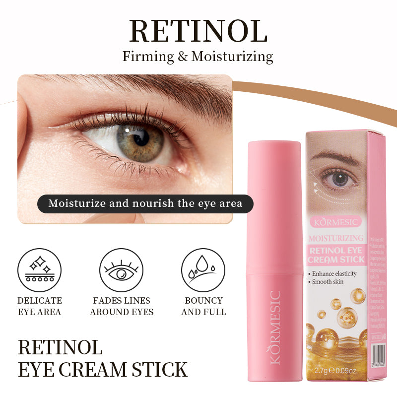 Retinol Eye Cream Stick for Brightening & Anti-Aging, Facial Care