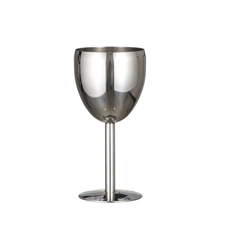 500ml High-Leg Drop-Resistant Copper Plated Wine Glass - European Style