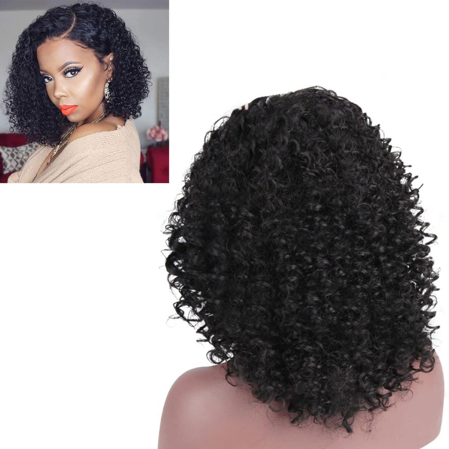 Short Synthetic Hair Wig - Natural Look Daily Wear
