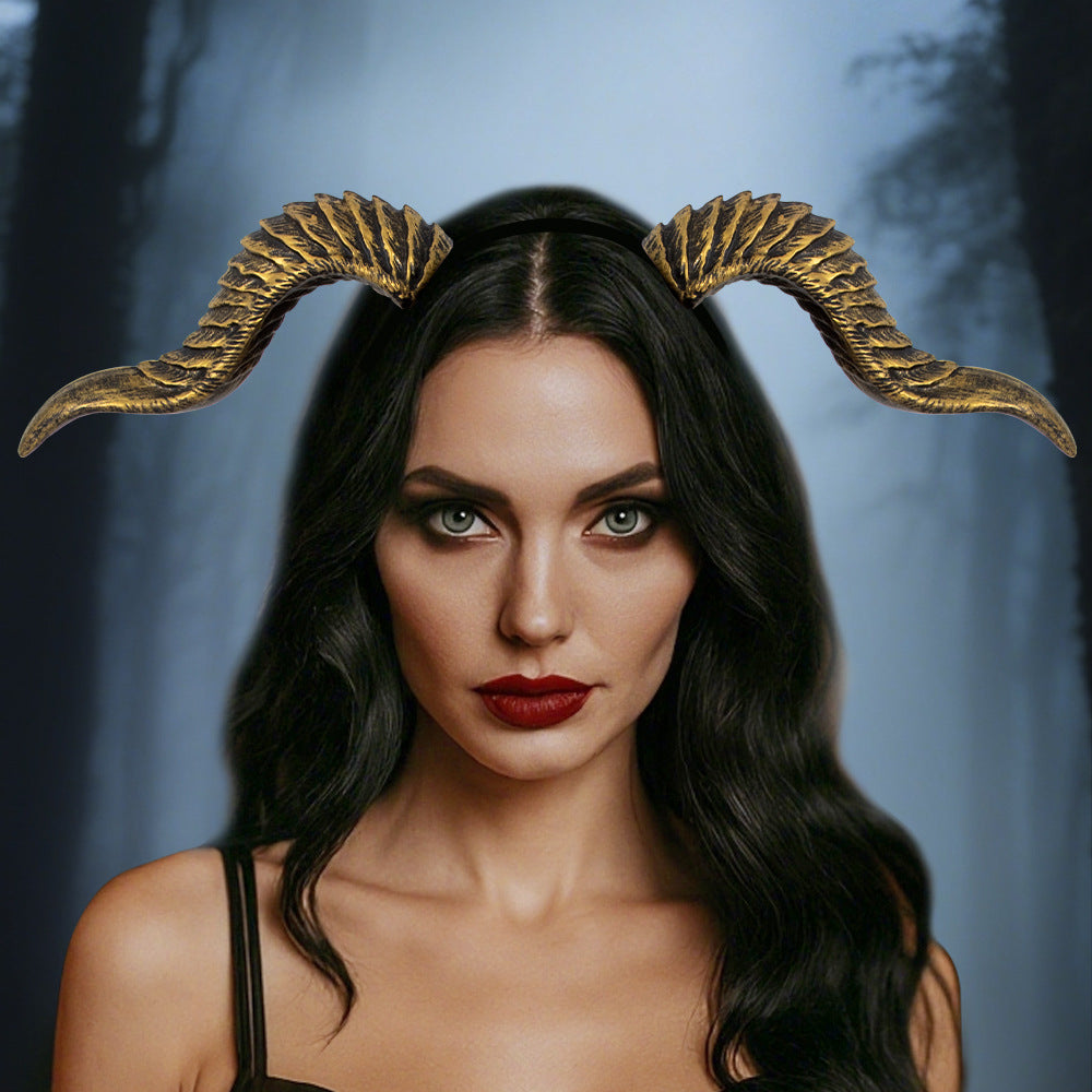 Devil Horn Headband Hair Accessory - Halloween Costume Prop