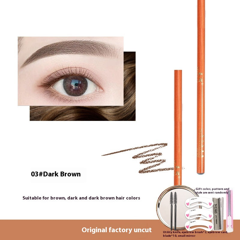 Waterproof Eyebrow Pencil Set - Durable Makeup for Natural Look