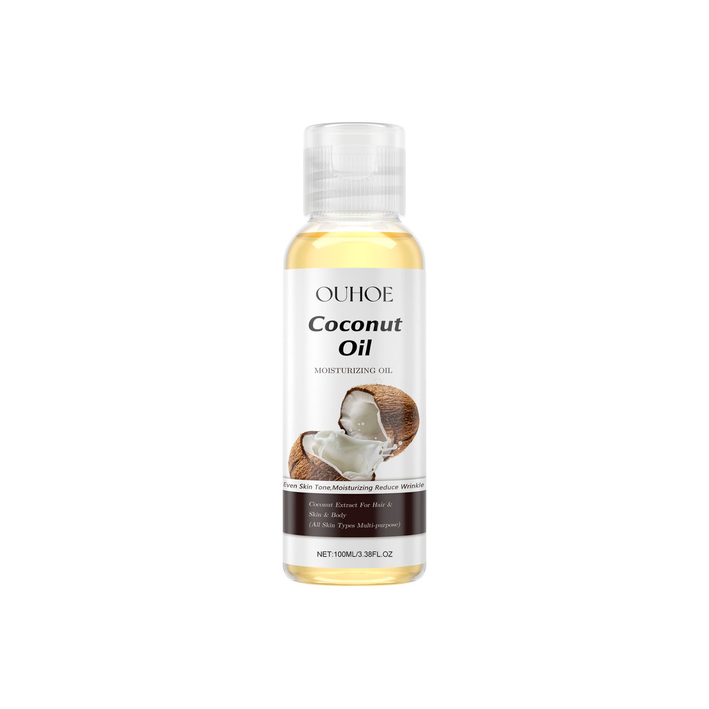 Coconut Essential Oil for Face, Body, and Hair - 100ml Moisturizing Formula