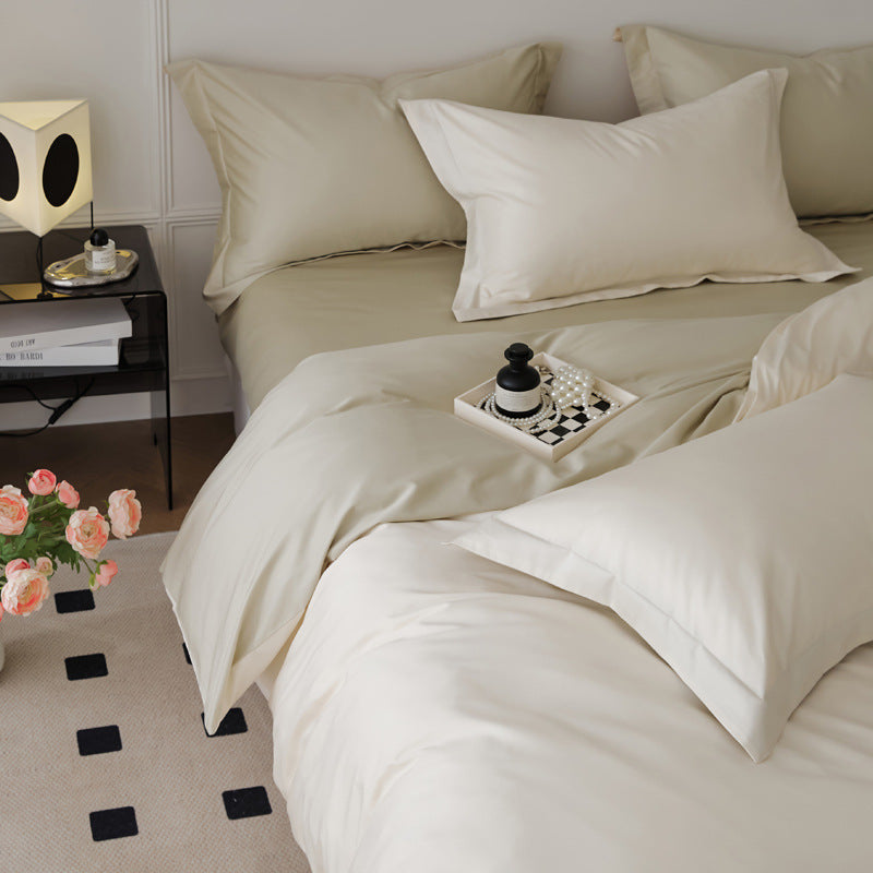 Pure Cotton Four-Piece Bed Set - All Cotton Bed Sheets for Home