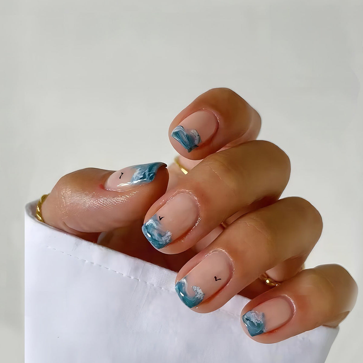 European, American & French Style Fake Nail Patch Set for Nail Art