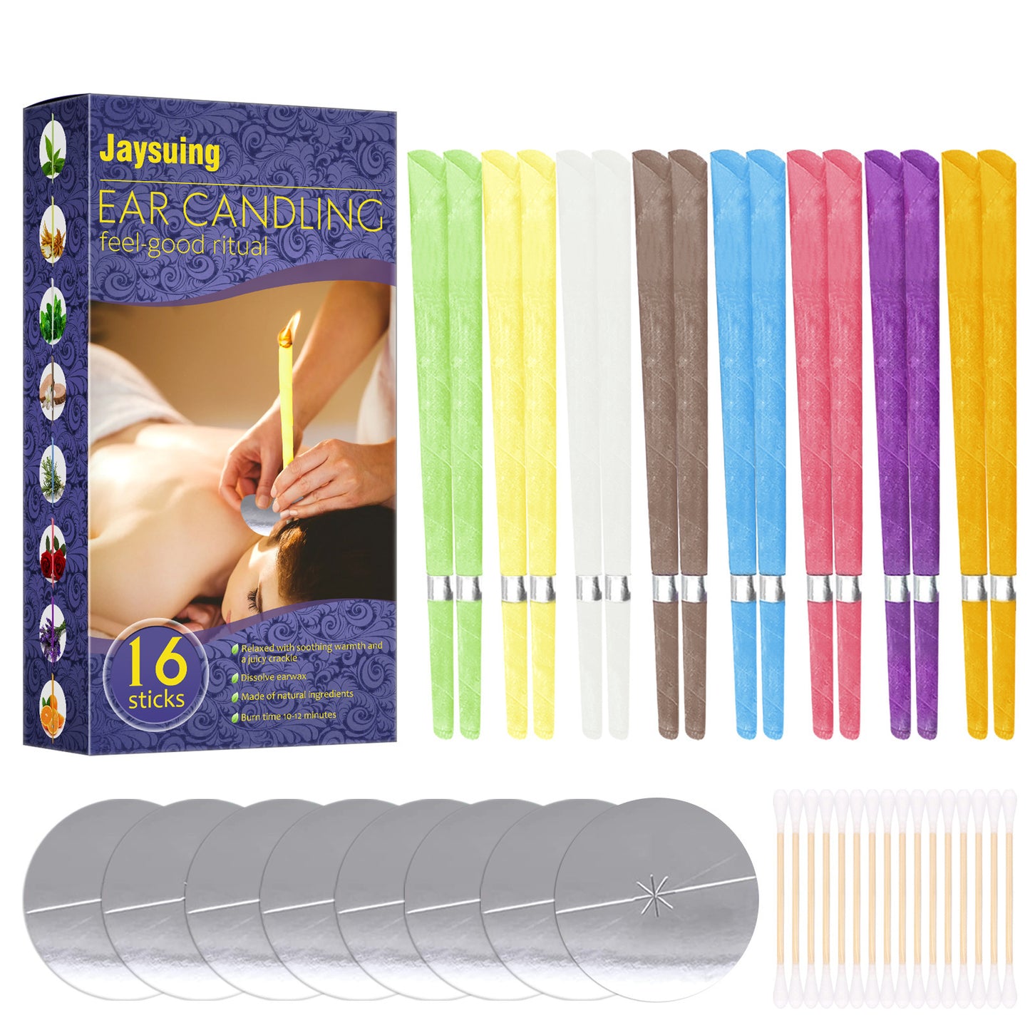 Aromatherapy Ear Candles for Ear Wax Removal and Stress Relief