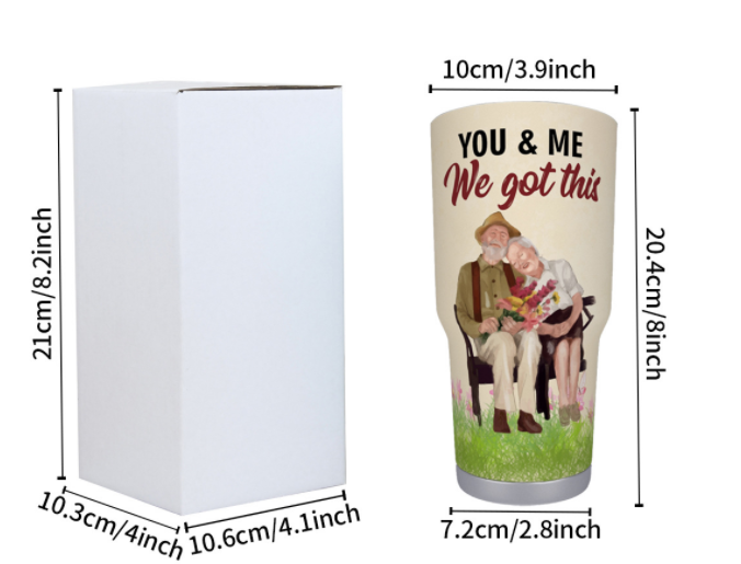 Customized 30oz Double Layer Stainless Steel Travel Mug - Insulated Drinkware