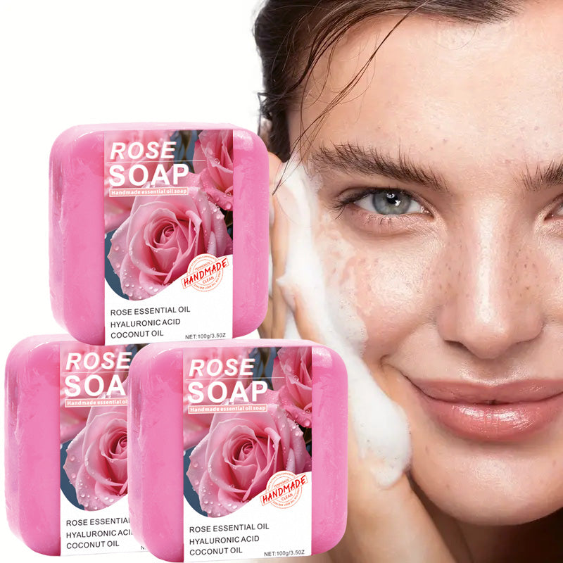 Rose Essential Oil Bar Soap - 100g