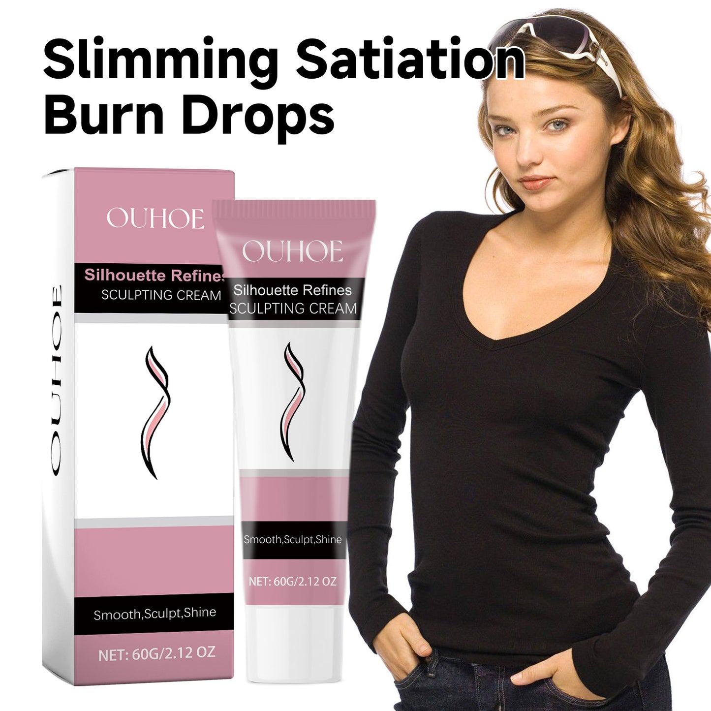 Silhouette Refines Sculpting Cream - Moisturizing Body Firming Massage Lotion