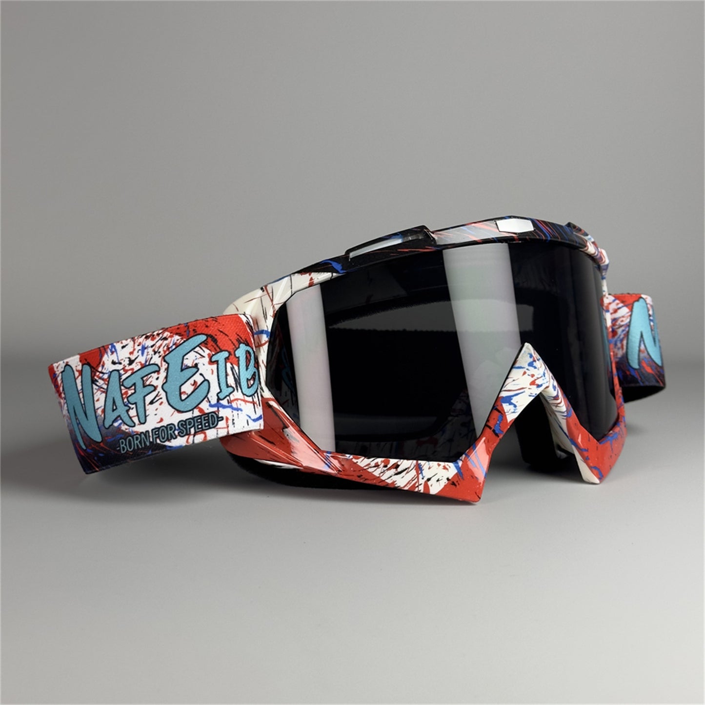 Off-Road Motorcycle Goggles - Full Rim TPU Frame