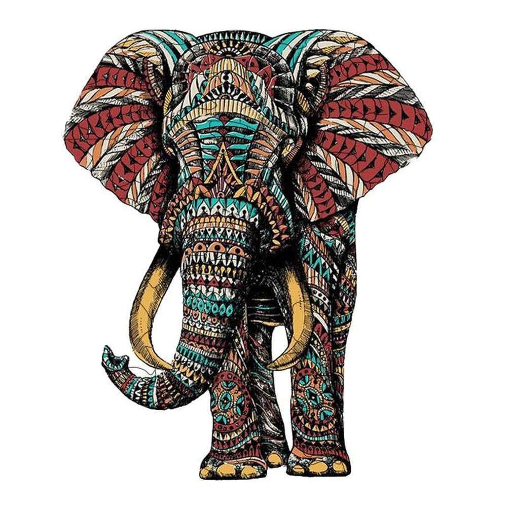 Animal Shaped Wooden Jigsaw Puzzle Set for Kids - Colorful Holiday Gift