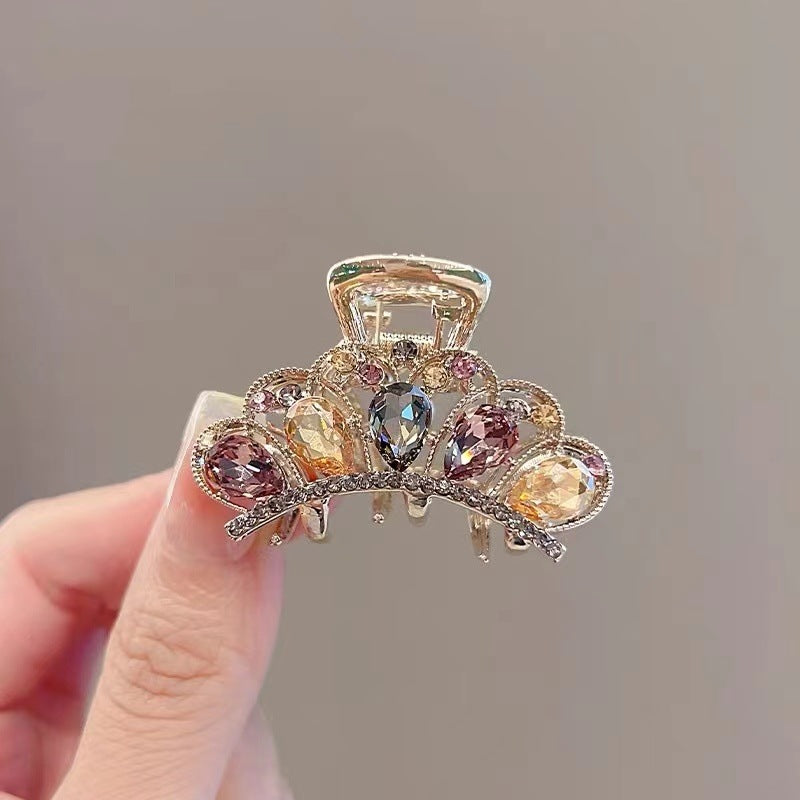 Crystal Crown Alloy Hair Clip
