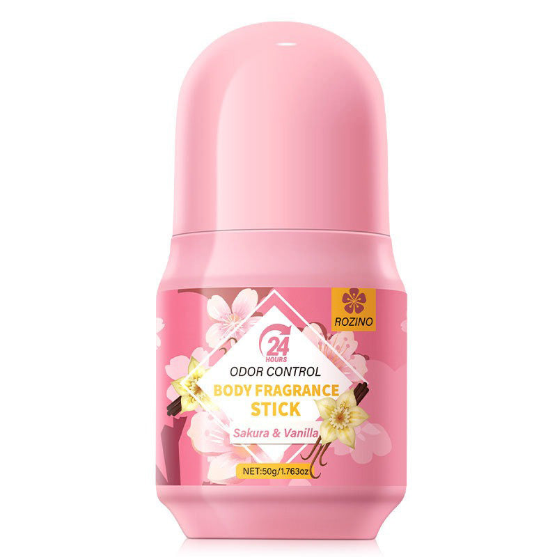 Long-Lasting Roll-On Antiperspirant Deodorant - 50g Portable Pink