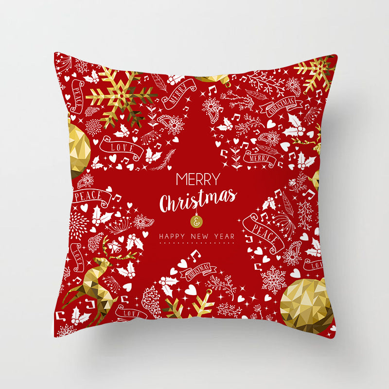 Christmas Pillow Cover - Modern Minimalist Sofa Cushion Case 45x45cm