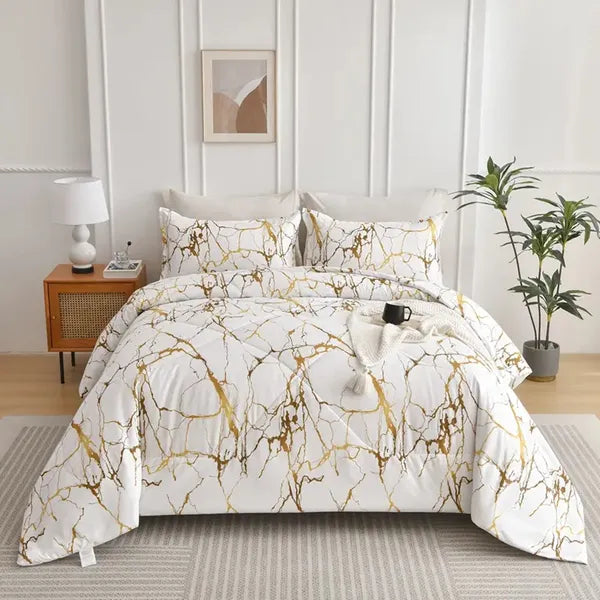 Twin Duvet Cover Set with Pillowcase - Boho Red Style