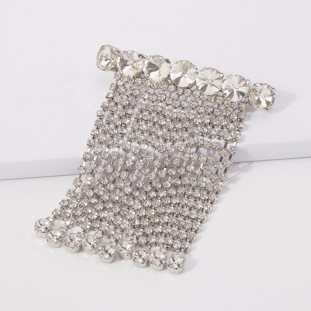 One Word Hair Clip - White K