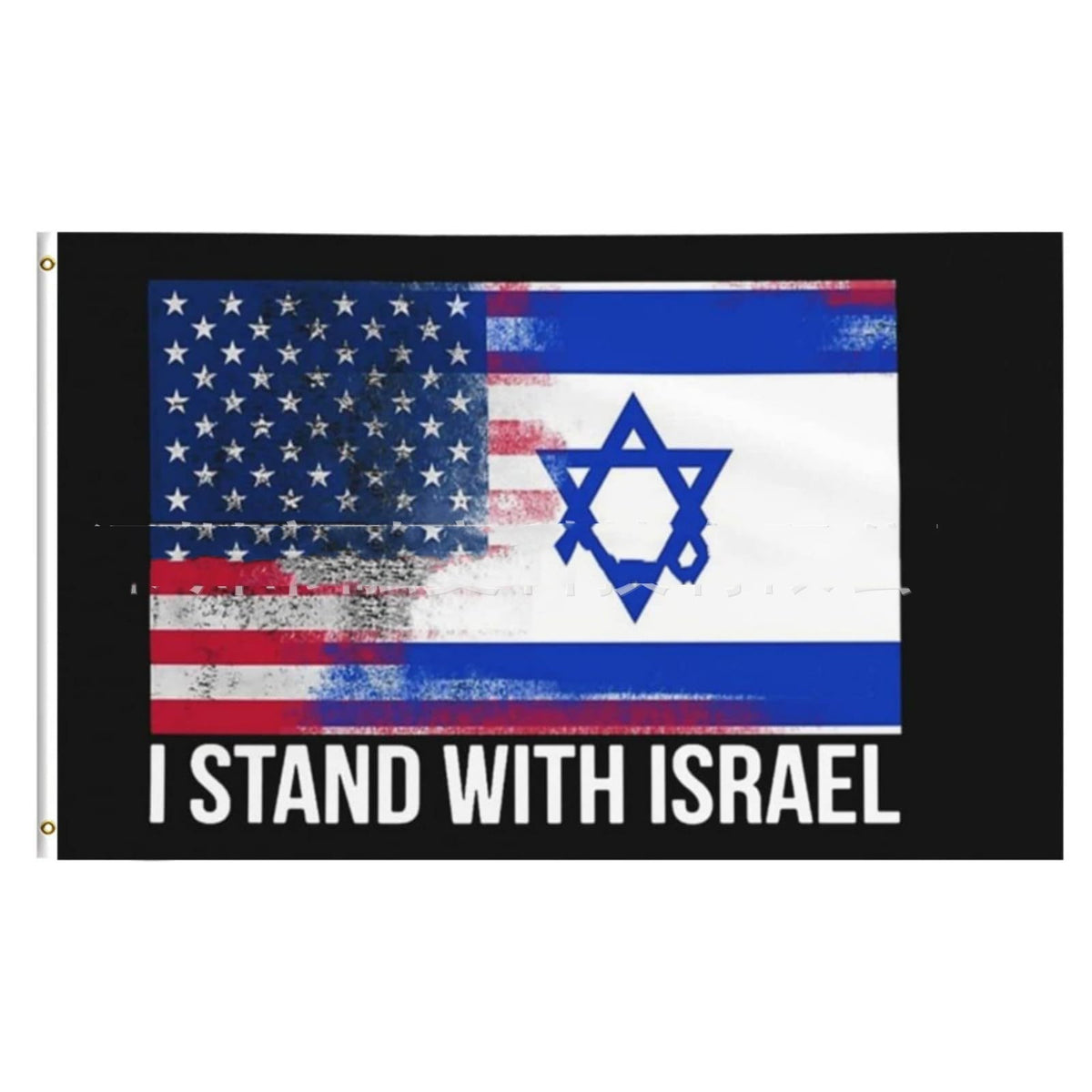 Stand With Israel Flag - American Flag Banner for Events & Celebrations