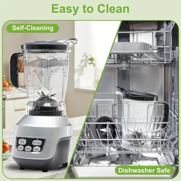Countertop Blender with 23 34 60oz BPA-Free Cups - Multi-Function Kitchen Smoothie Maker