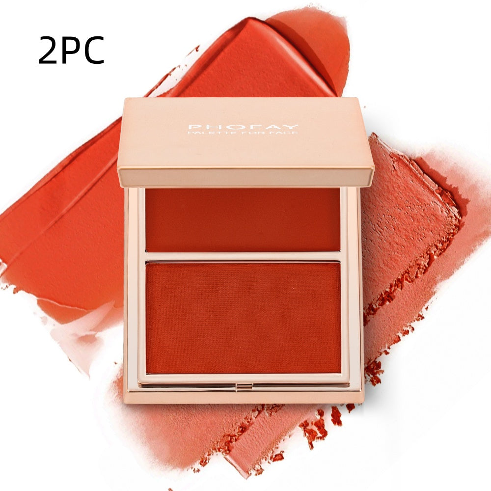 Cream and Powder Blush Duo - Weightless Face Makeup Palette