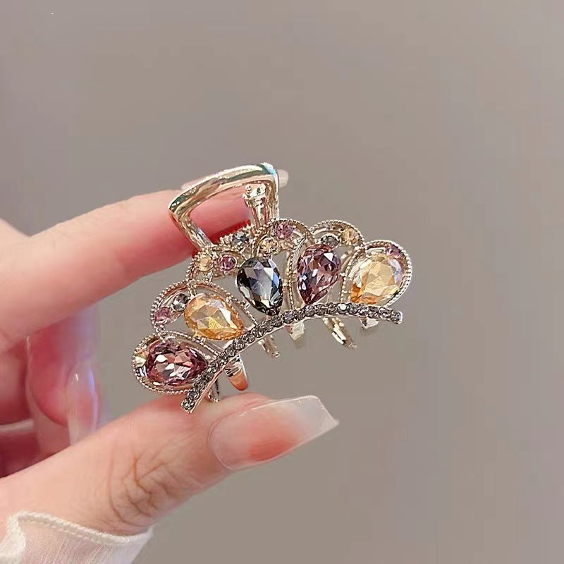 Crystal Crown Alloy Hair Clip