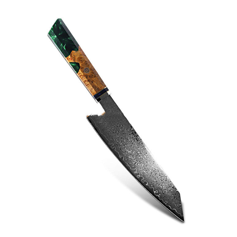 Chef's Knife for Japanese Cuisine - Damascus Steel, 34.7cm