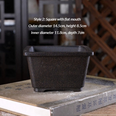 Yixing Clay Flower Pot for Coffee Table Use - Multiple Styles & Variations
