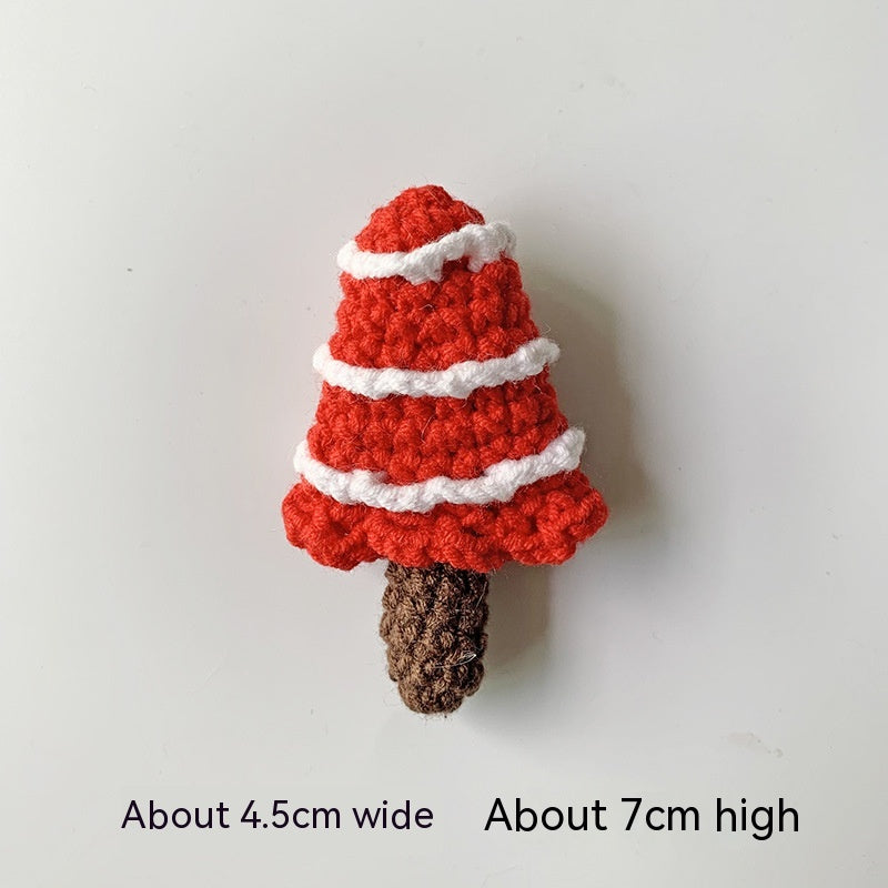 Wool Crocheted Christmas Hair Accessories - Holiday Hairbands & Pins