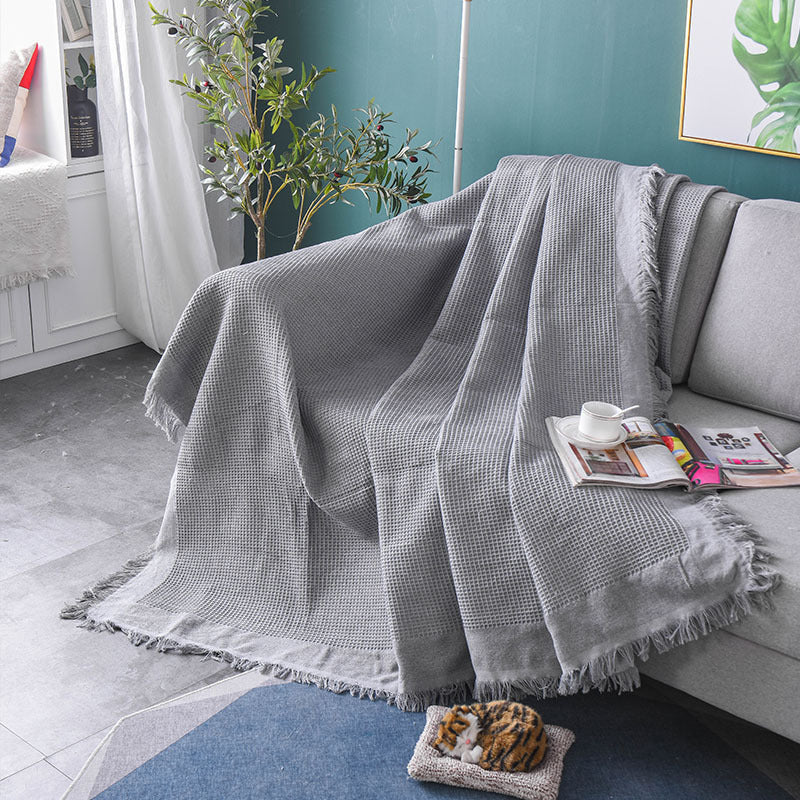 Cotton Sofa Cover Slipcover for Couch Bed Chair Modern Home Textile