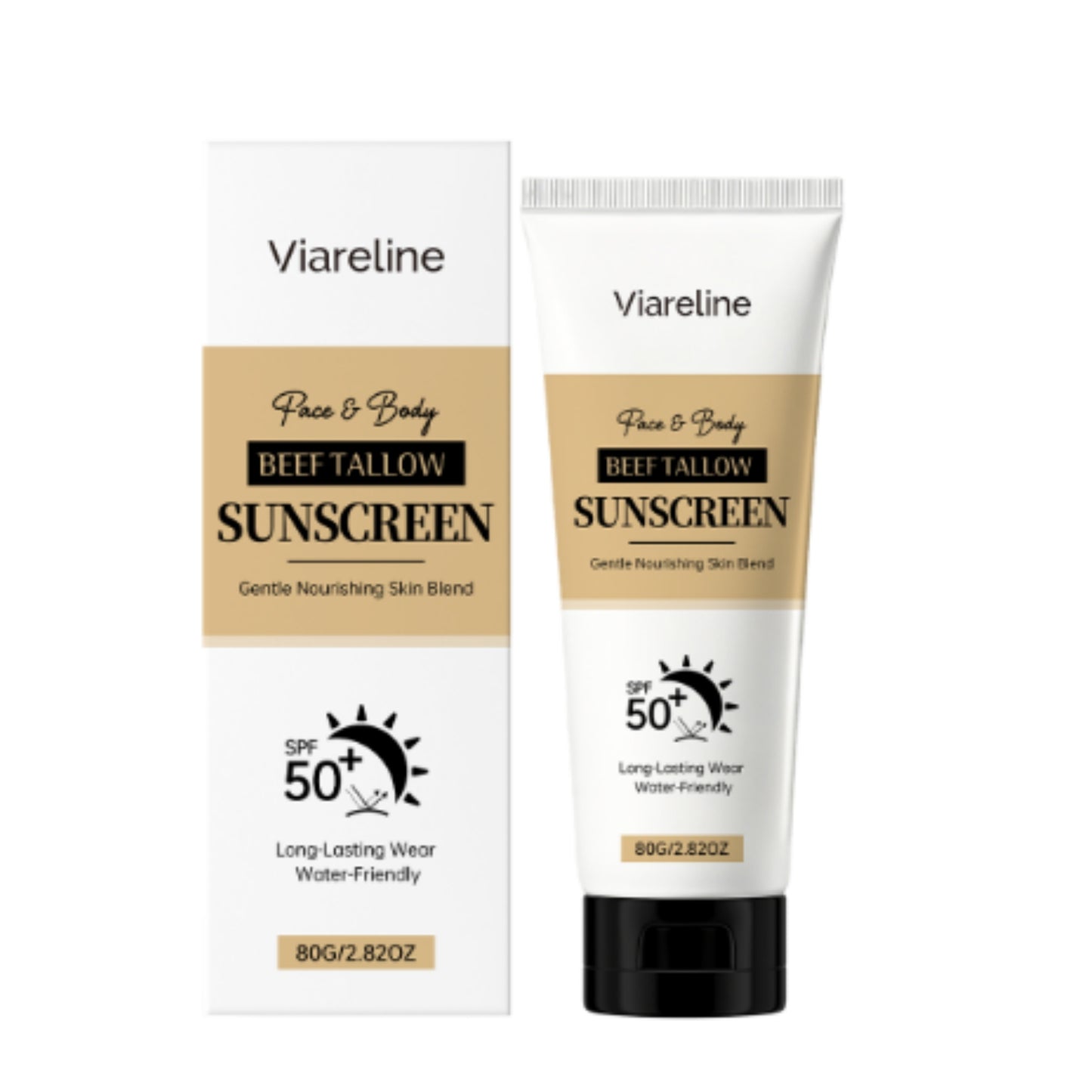 Moisturizing Sunscreen SPF 80g for Face Skin Protection