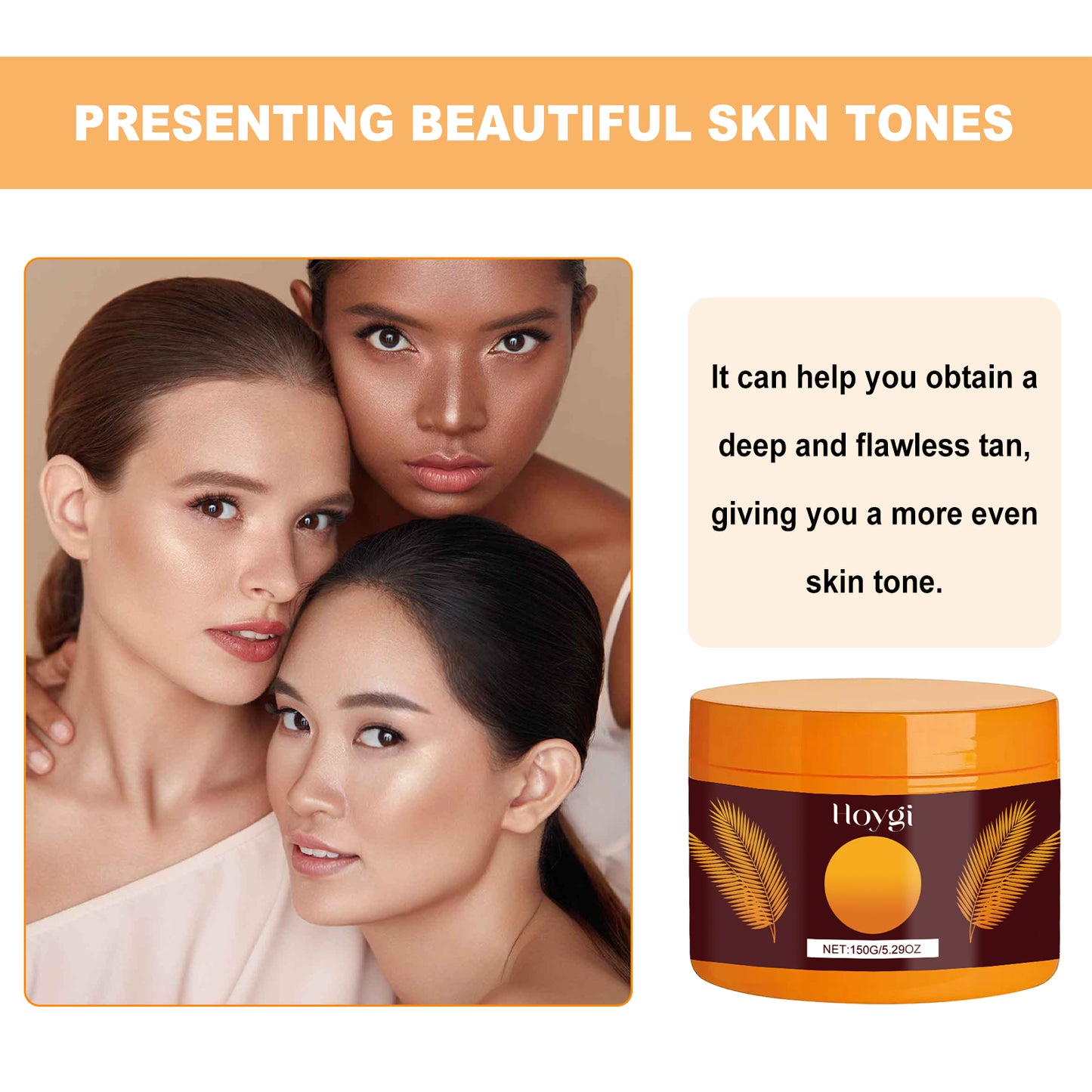 Intensive Tanning Gel with Carrot & Coconut Oil - 150ml Moisturizing Formula
