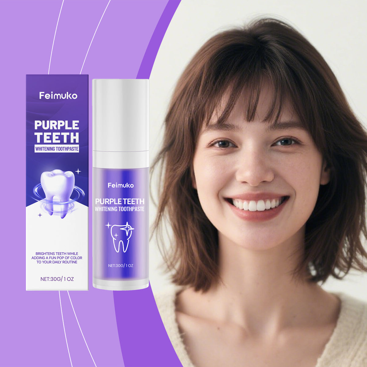 Purple Whitening Toothpaste 30g