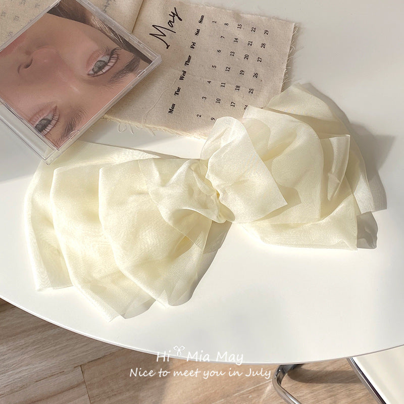 Women's Bow Hair Pin Clip - Korean Style