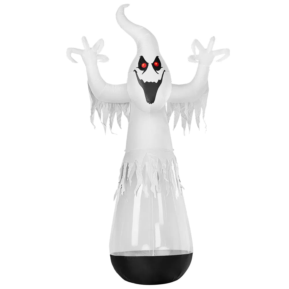 12ft Inflatable Halloween Ghost Decor with LED Lights