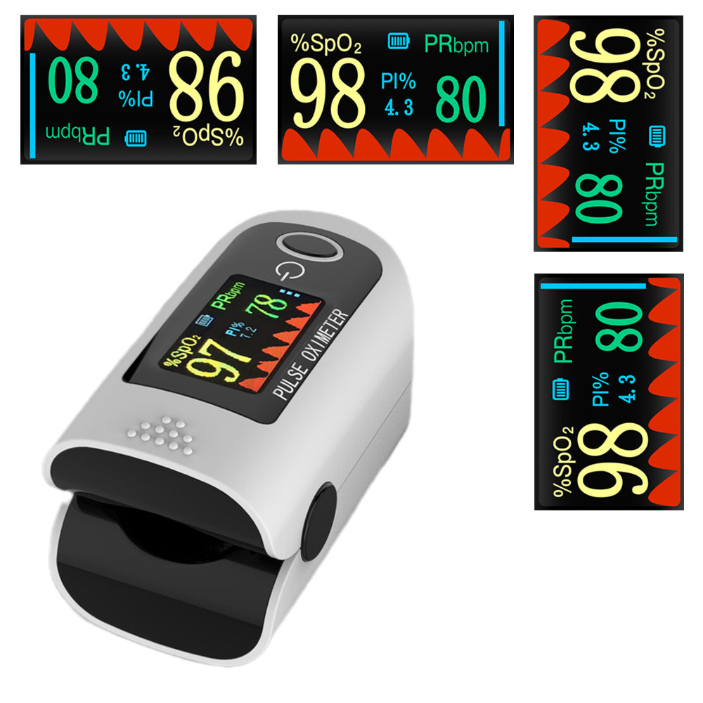 Digital Fingertip Pulse Oximeter - Model X1805P for Home & Hospital