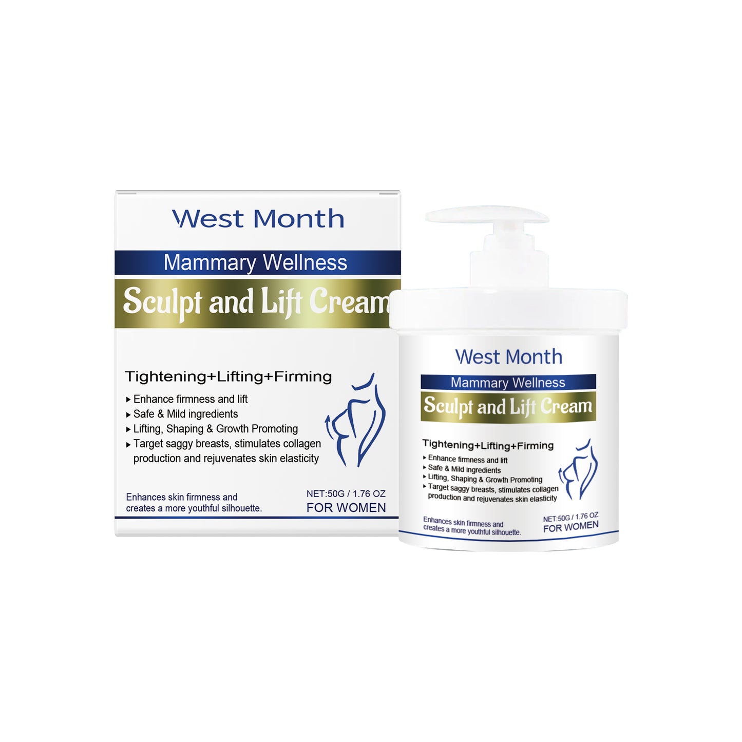 Breast Firming & Hydrating Massage Cream - Elasticity & Lifting Care