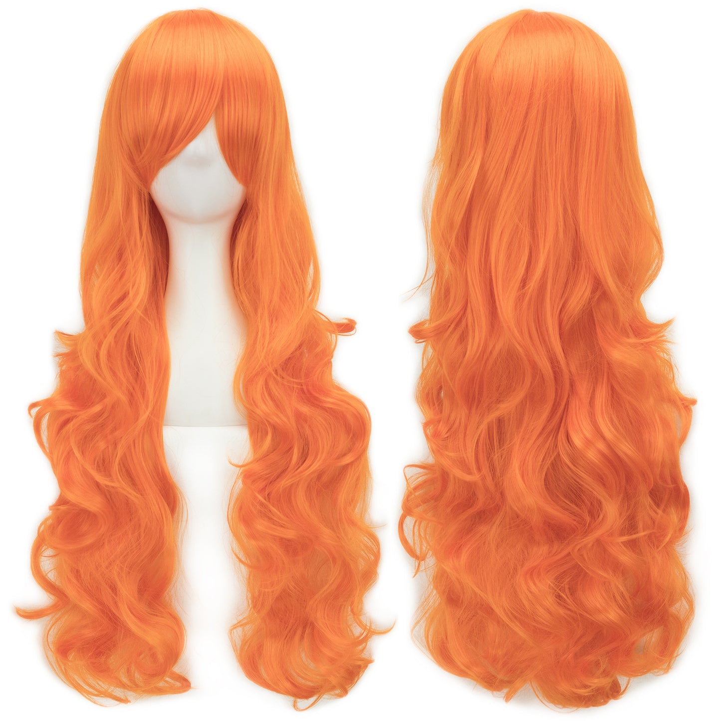 Colorful Cosplay Wig with High-Temperature Fiber, Long Curly Style