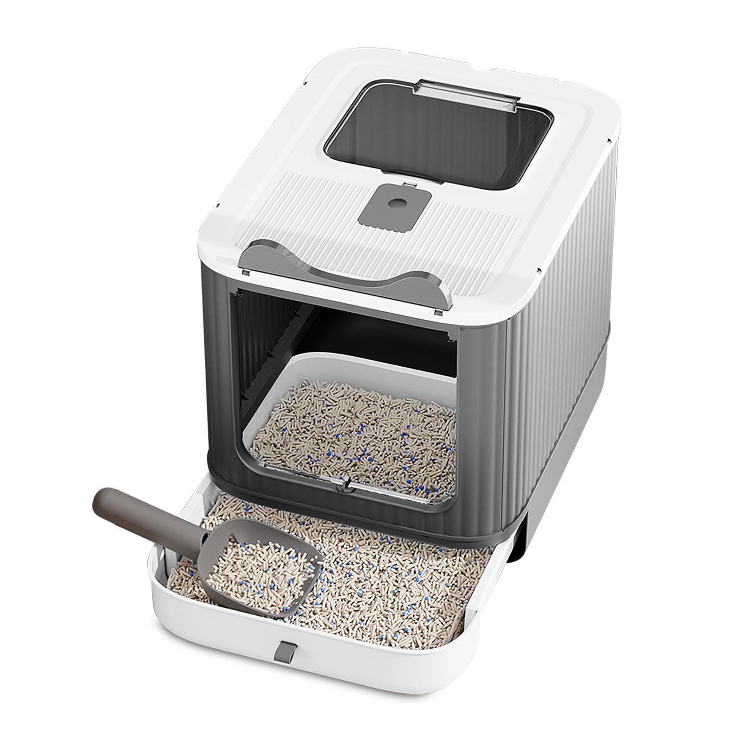 Self Pickup Cat Litter Box for Pet Furniture and Accessories