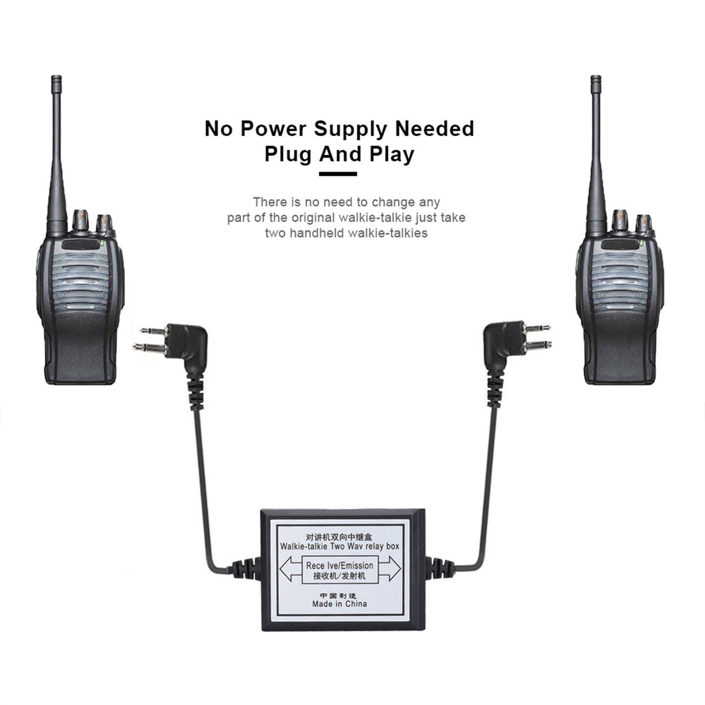 K Head Walkie Talkie Two Way Relay Box Radio Repeater