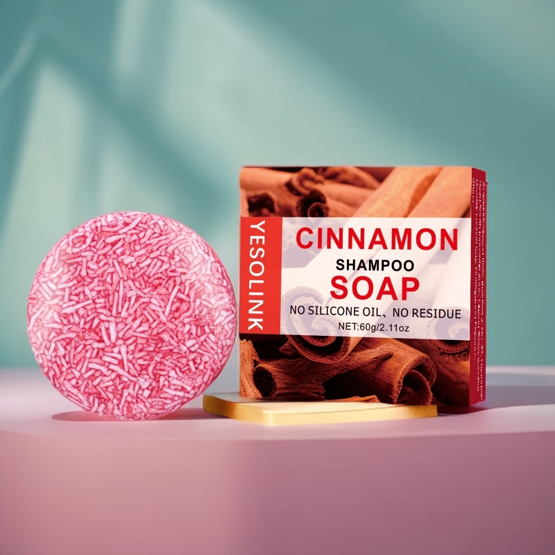 Cinnamon Scented Shampoo Bar - Natural Body Care 60g