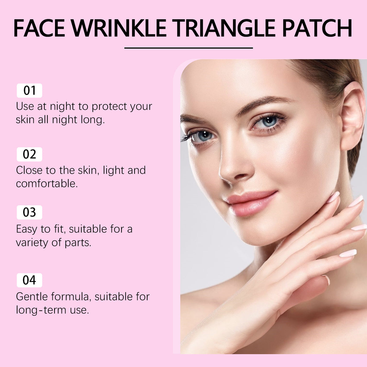 Facial Skin Fine Lines Nursing Adhesive Bandage