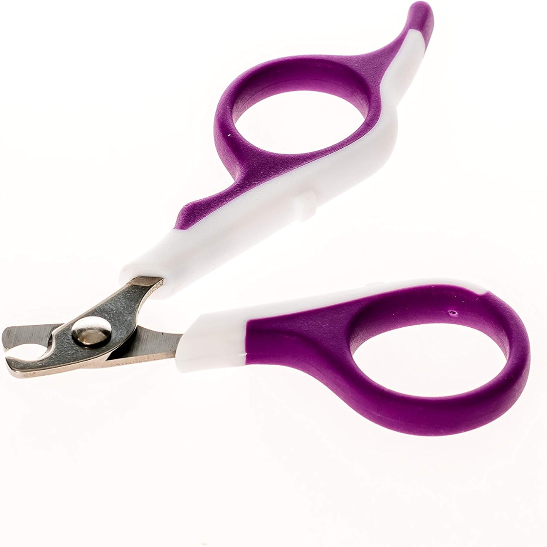 Pet Nail Trimmer - Professional Quality Nail Clippers for Dogs and Cats - Purple