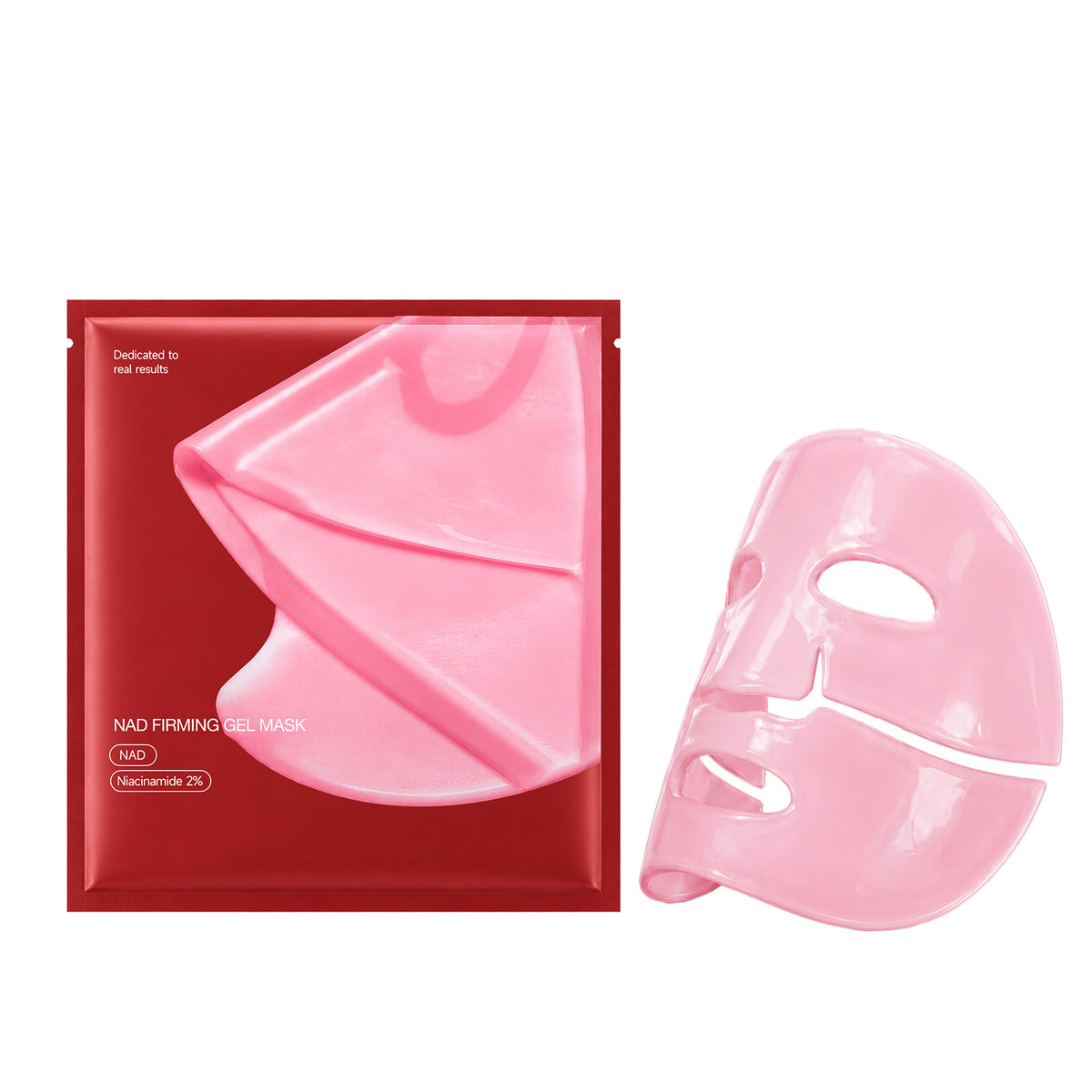 Facial Sheet Gel Mask 1pc Hydrating Collagen Niacinamide Skincare