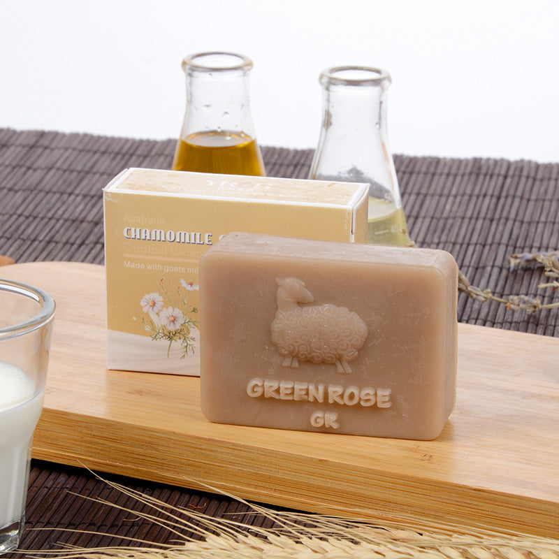 Handmade Goat Milk Soap Moisturizing Cleansing Light Black - Natural Skin Care