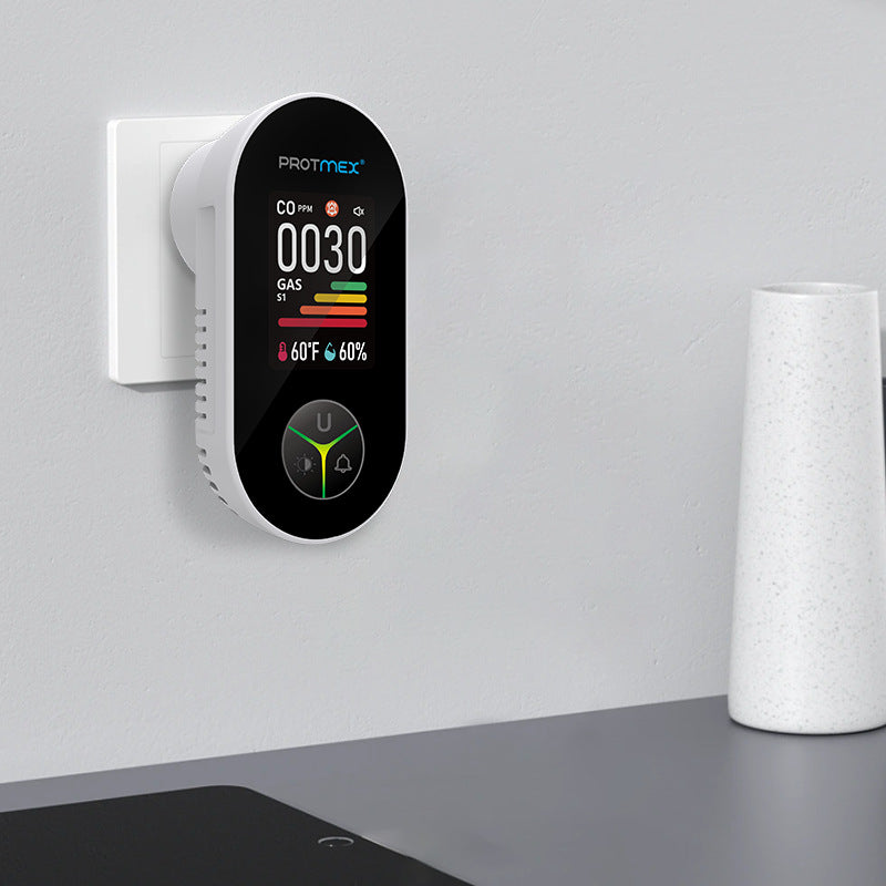 Carbon Monoxide Air Quality Detector with Alarm - Multiple Standards