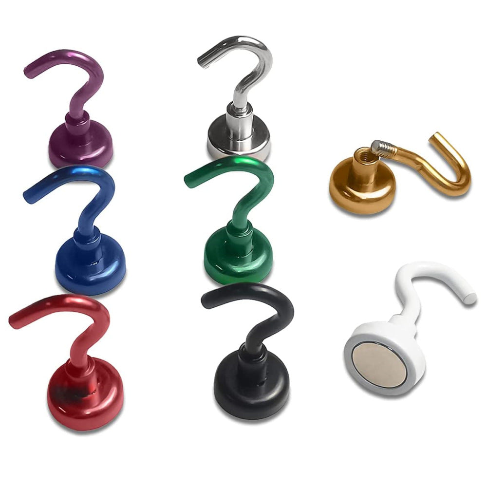 Magnetic Clothes Hook with Iron Suction - Strong Load Capacity 2kg