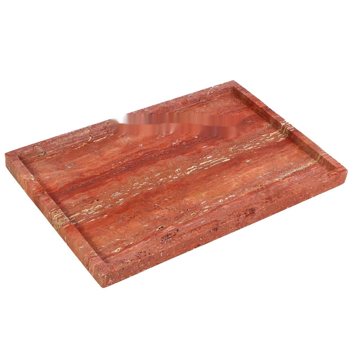 Natural Marble Bathroom Storage Tray Rectangular Organizer - Large Variety