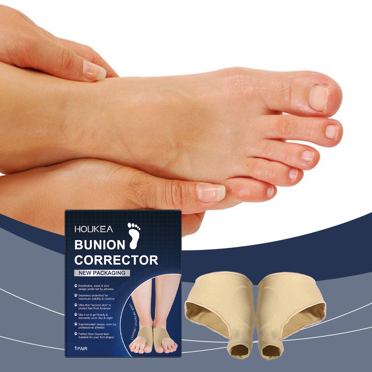 Thumb Valgus Correction Kit with Support for Deformity Relief